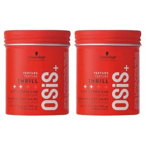 2x Schwarzkopf Osis+ Thrill Fiber Guma Włóknista Do Stylizacji Włosów 100ml