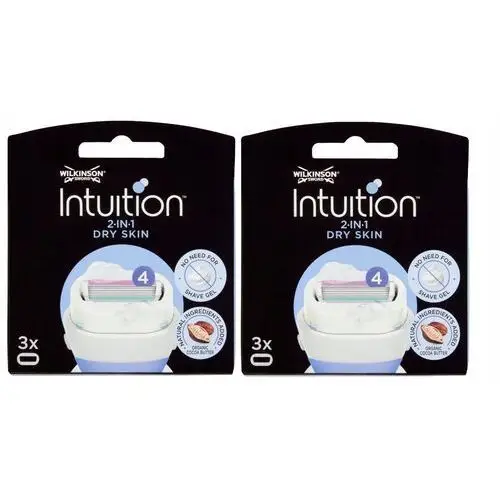 3x Wkłady Wilkinson Intuition Dry Skin