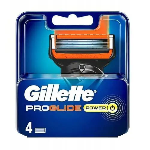 4 x Gillette Fusion Proglide Power Wkłady Oryginał