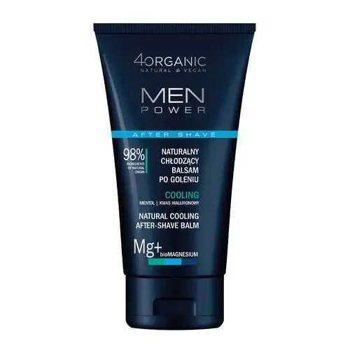 Balsam po goleniu chłodzący 4organic MEN POWER,72