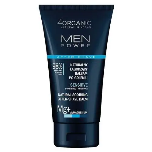 Men power naturalny łagodzący balsam po goleniu sensitive