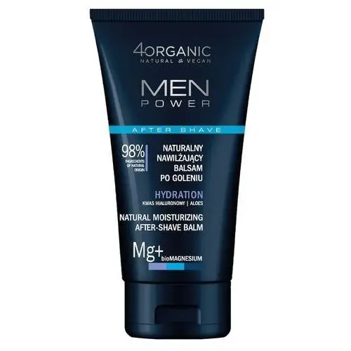 4organic Men power naturalny nawilżający balsam po goleniu hydration