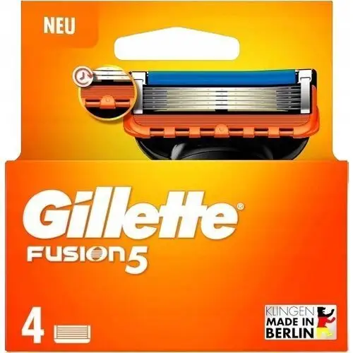 4x Ostrza do maszynek Gillette Fusion5 wkłady oryginalne oryginał