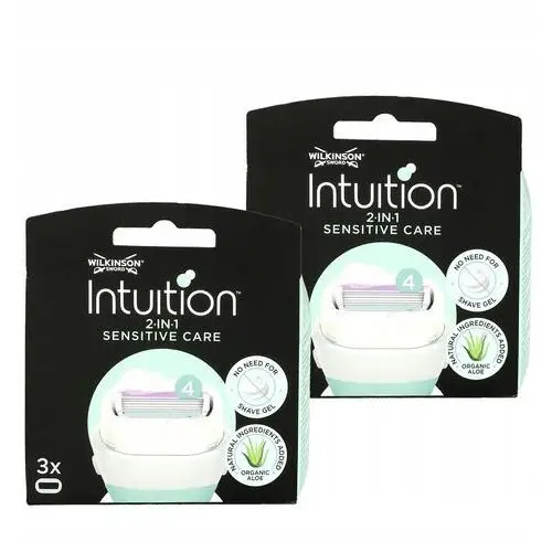 6x Wkłady Wilkinson Intuition Sensitive Care do maszynki do golenia