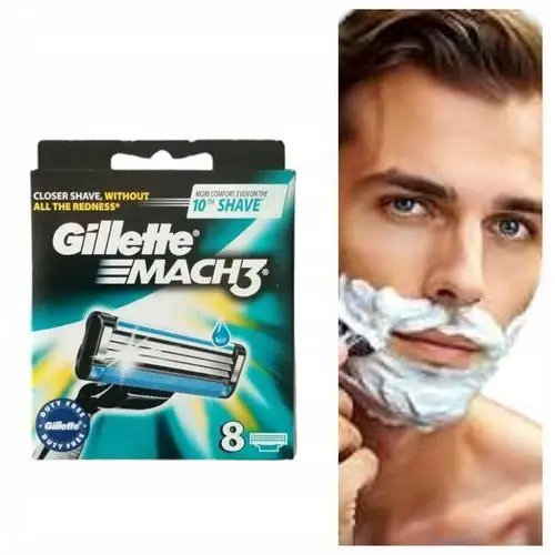 8 Sztuk Gillette MACH3 wkłady do maszynki MACH3