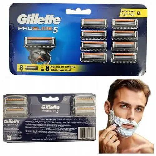 8 Sztuk Proglide Gillette Proglide 5 wkłady Made in Germany