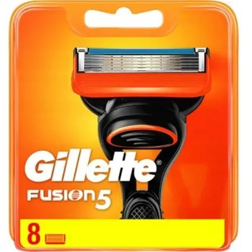 8X Gillette Fusion 5 Zestaw Wkładów Ostrzy Noży Oryginalne