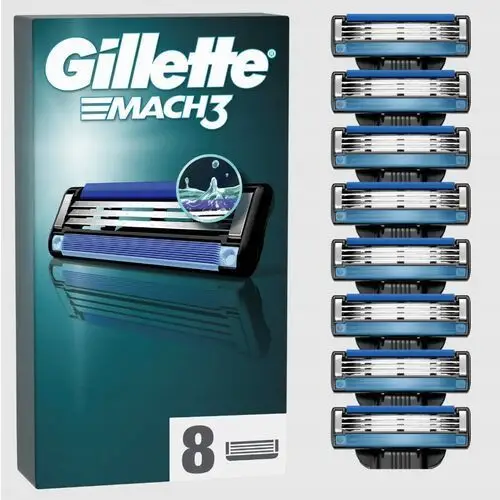 8x Wkłady do maszynki Gillette Mach 3 ostrza Oryginał