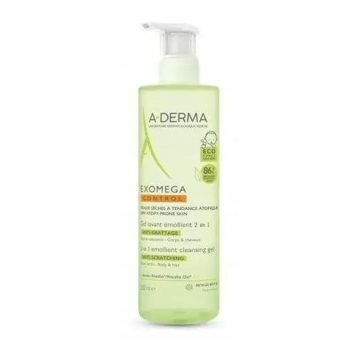 A-derma Exomega żel emolient do mycia 2w1 500 ml