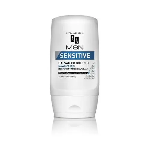 AA Cosmetics Men Sensitive nawilżający balsam po goleniu (Micro Lipid System + Aloe Extract) 100 ml