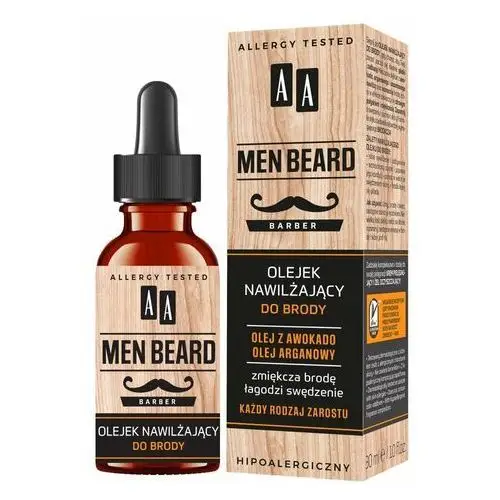 AA, Men Beard, Olejek nawilżający do brody, 30 ml