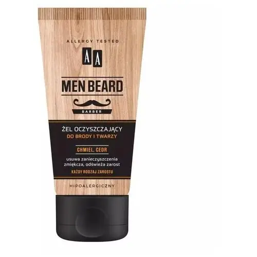 Men beard żel oczyszczający do brody i twarzy