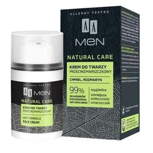 Men natural care krem przeciwzmarszczkowy 50 ml Aa