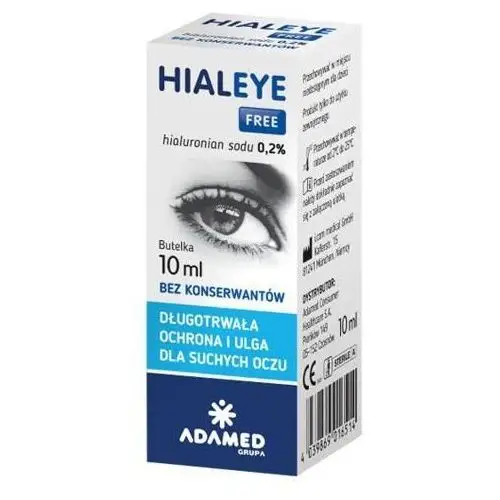 Hialeye free 0,2% krople do oczu 10ml Adamed