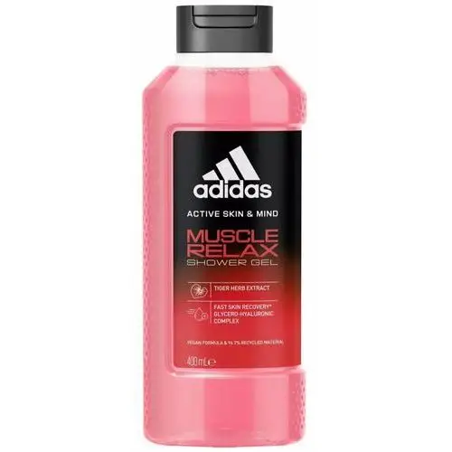 Adidas, Active Skin & Mind Muscle Relax żel pod prysznic dla mężczyzn 400ml