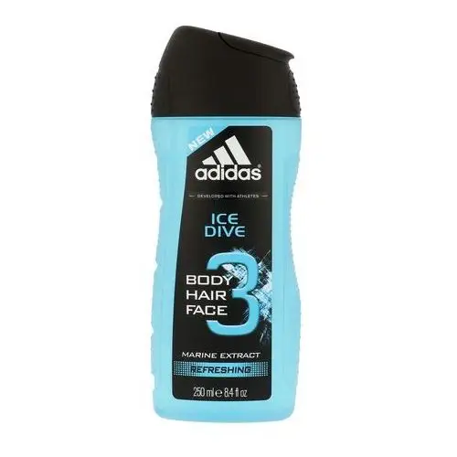 Adidas Ice Dive Żel pod prysznic 3 w 1 Refreshing 250 ml