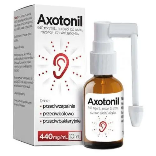 Aflofarm Axotonil 440mg/ml aerozol do uszu 10ml