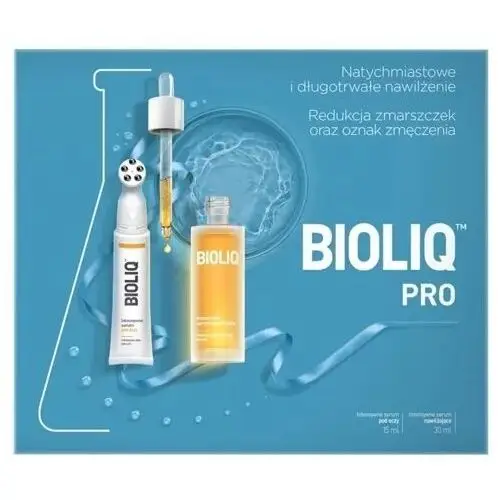 BIOLIQ PRO Zestaw Serum pod oczy 15ml + Serum intensywnie nawilżające 30ml