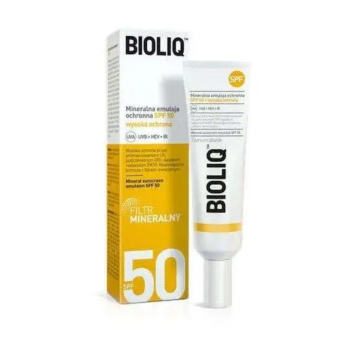 Bioliq spf mineralna emulsja ochronna spf50 30ml Aflofarm