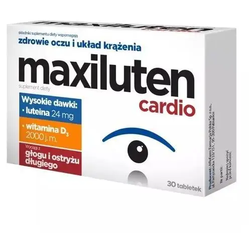 Maxiluten cardio x 30 tabletek Aflofarm