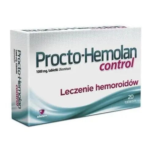 Procto-hemolan control 1000mg x 20 tabletek Aflofarm