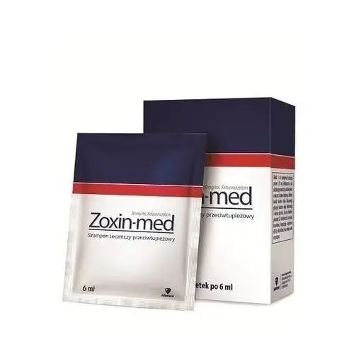 Zoxin-med szampon przeciwłupieżowy 6 saszetek po 6ml Aflofarm