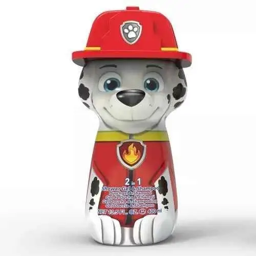 Air val Paw patrol shower gel and shampoo 2 in 1 for children 400 ml