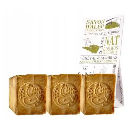 Aleppo Soap Co. Mydło Aleppo 40% lauru 3x200g silne właściwości odnowy skór