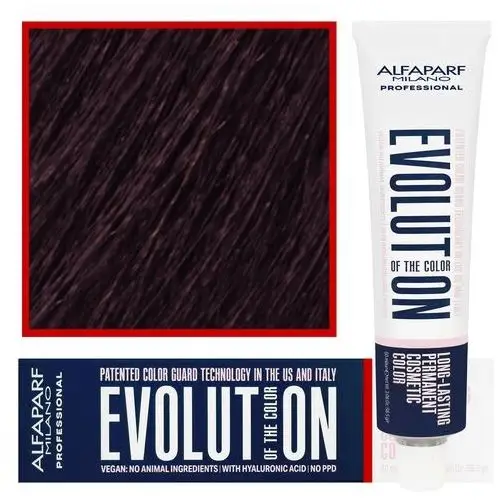 Alfaparf evolution - wegańska farba do koloryzacji włosów, 60ml 4,65