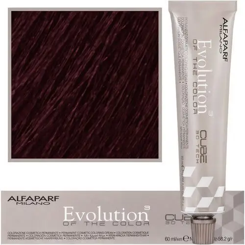 Alfaparf milano Alfaparf evolution of the color cube 60ml czyste czerwienie 5.66i jasny intensywny czerwony brąz