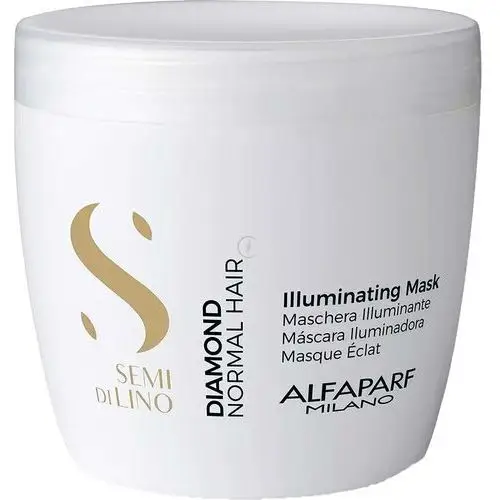 Alfaparf semi di lino diamond, maska rozświetlająca do włosów normalnych, 500ml