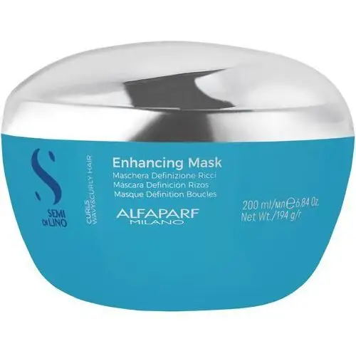 Alfaparf Semi Di Lino Enhancing Mask - maska do włosów kręconych, 200ml