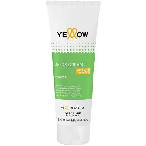 Alfaparf yellow detox cream - oczyszczający krem do skóry głowy, 250ml