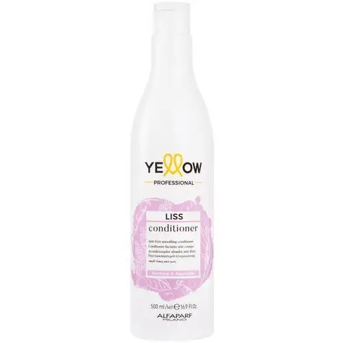 Alfaparf yellow liss - odżywka wygładzająca do włosów spuszonych, 500ml