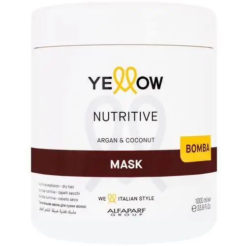 Alfaparf YELLOW Nutritive - maska do włosów suchych i zniszczonych, 1000ml