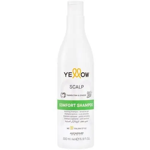 Alfaparf yellow scalp comfort - szampon oczyszczający skórę i włosy, 500ml