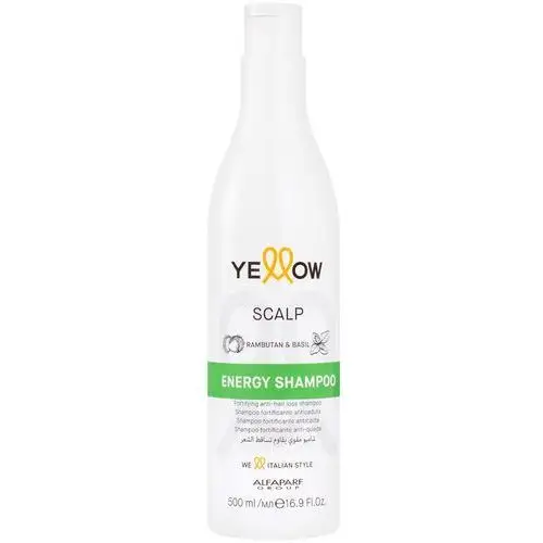 Alfaparf yellow scalp energy - szampon przeciw wypadaniu włosów, 500ml, 112019
