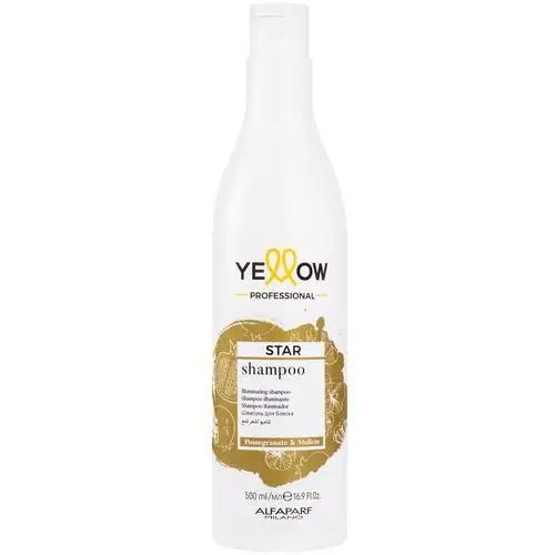 Yellow star - szampon rozświetlający do włosów, 500ml Alfaparf