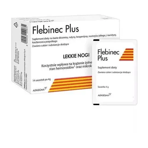 Flebinec plus x 14 saszetek Alfasigma