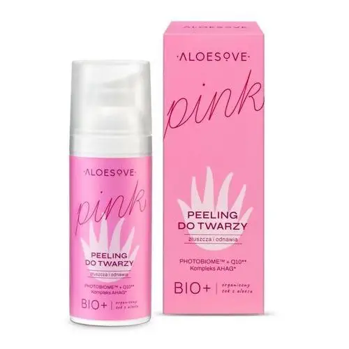 Kwasowy peeling do twarzy pink Aloesove