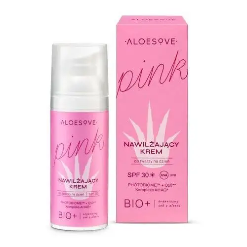 Aloesove Nawilżający krem do twarzy spf30 pink