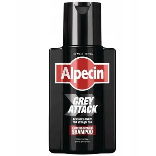 Alpecin Grey Attack Szampon Do Włosów Dla Mężczyzn Przeciw Siwieniu 200ml