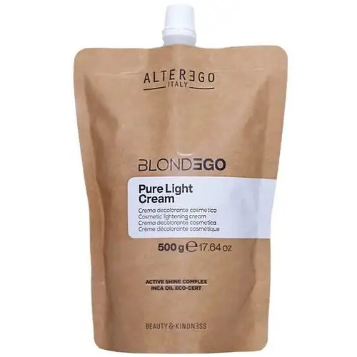 Alter Ego BlondEgo Pure Light Cream Krem rozjaśniający do 7 tonów 500 g, kolor blond