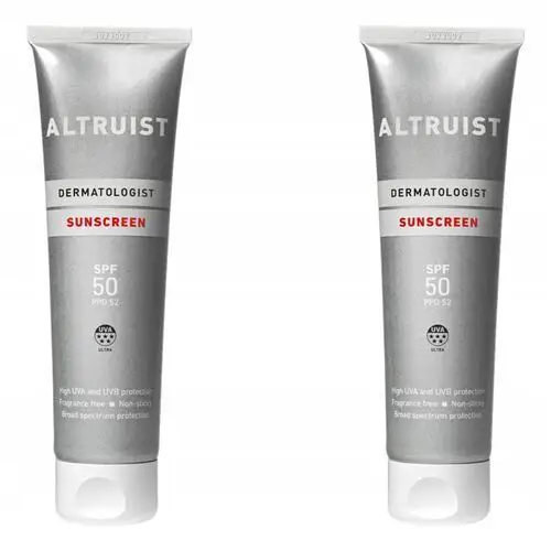 Altruist Dermatologist Sunscreen Spf 50 Krem ochronny z filtrami 2x100ml