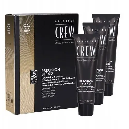 American Crew Blend Odsiwiacz Light (7-8) 3X40ML