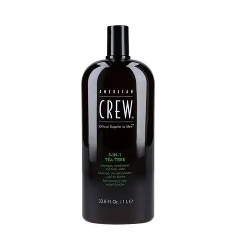 American Crew Tea Tree Szampon do włosów, odżywka i żel pod prysznic 3w1 10