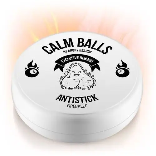 Antistick fireballs – rozgrzewający lubrykant do kulek Angry beards