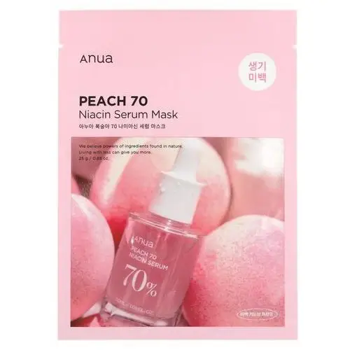 Peach 70 niacin serum mask 25ml Anua