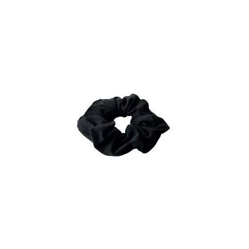 Bawełniana scrunchie gumka do włosów czarna Anwen