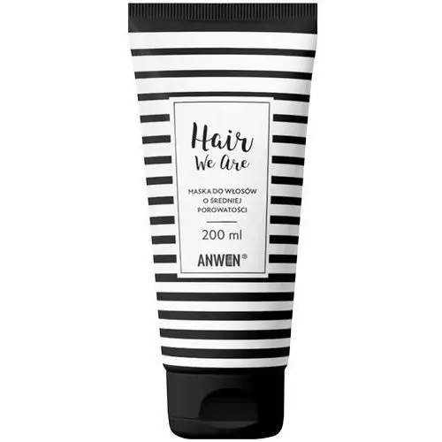 Anwen hair we are - maska do włosów o średniej porowatości z olejem rycynowym, 200ml